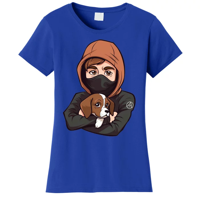 Free The Beagles Gift Animal Liberation Front Gift Vegan Design Gift Women's T-Shirt