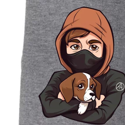 Free The Beagles Gift Animal Liberation Front Gift Vegan Design Gift Doggie 3-End Fleece Hoodie