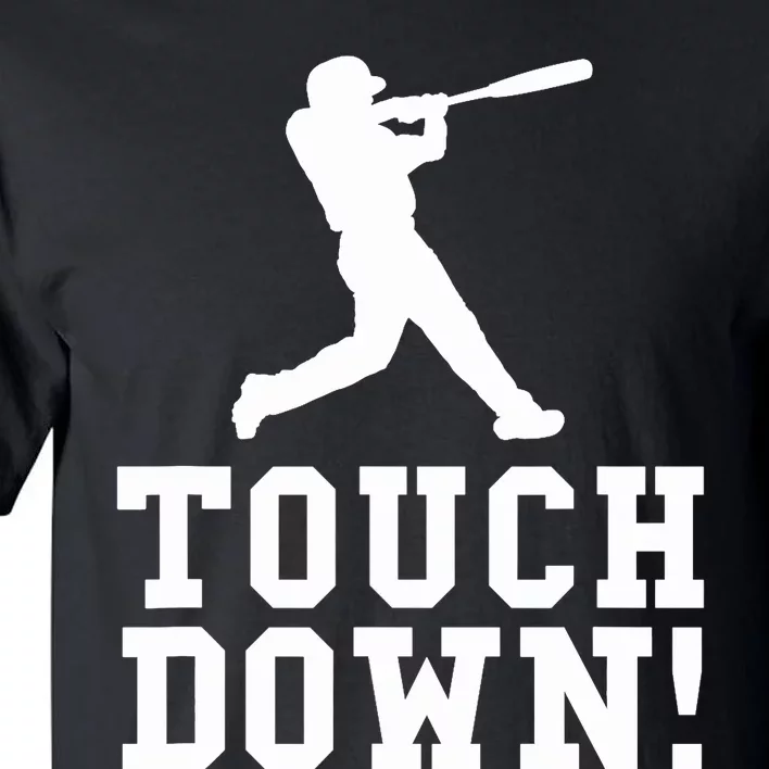 Funny Touchdown Baseball Football Sports Gift Tall T-Shirt