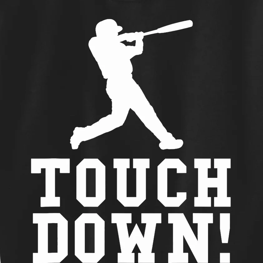 Funny Touchdown Baseball Football Sports Gift Kids Sweatshirt