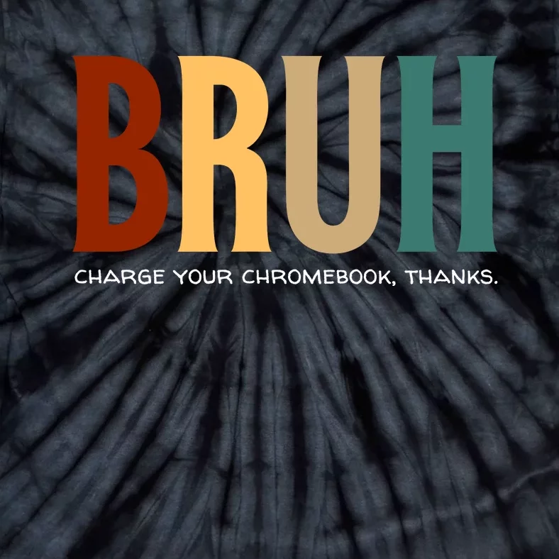 Funny Teachers Bruh Tie-Dye T-Shirt