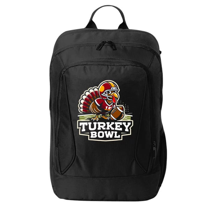 Funny Turkey Bowl American Football Thanksgiving Gift City Backpack