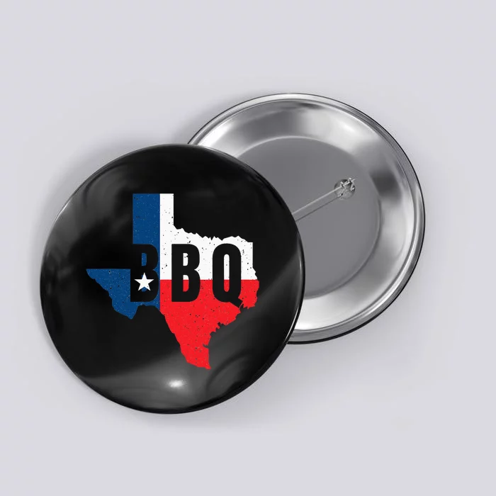 Funny Texas BBQ Grilling Or Smoking Meat Button