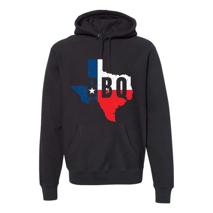 Funny Texas BBQ Grilling Or Smoking Meat Premium Hoodie