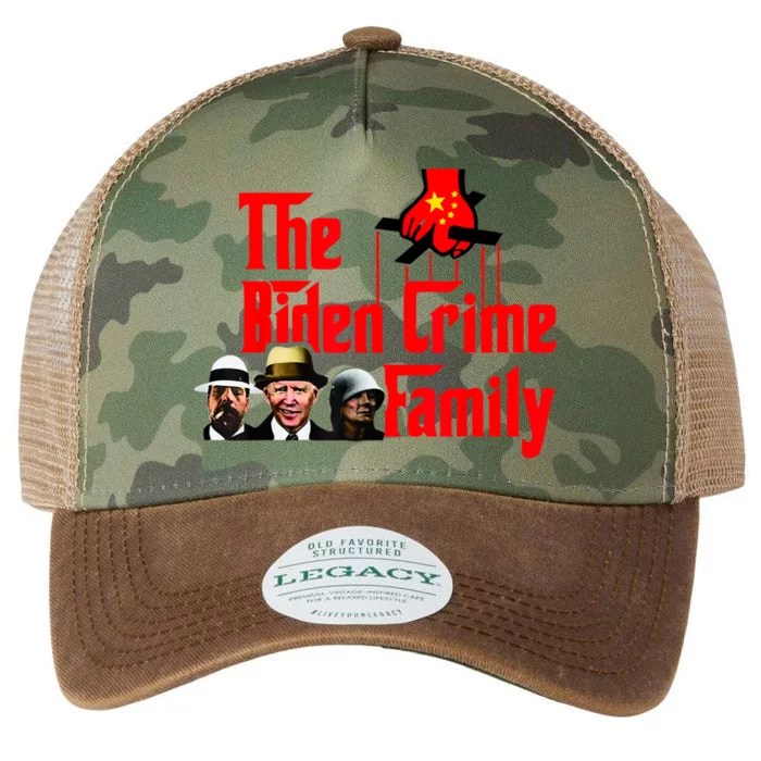 Funny The Biden Crime Family Anti Biden Liberals Democrats Legacy Tie Dye Trucker Hat