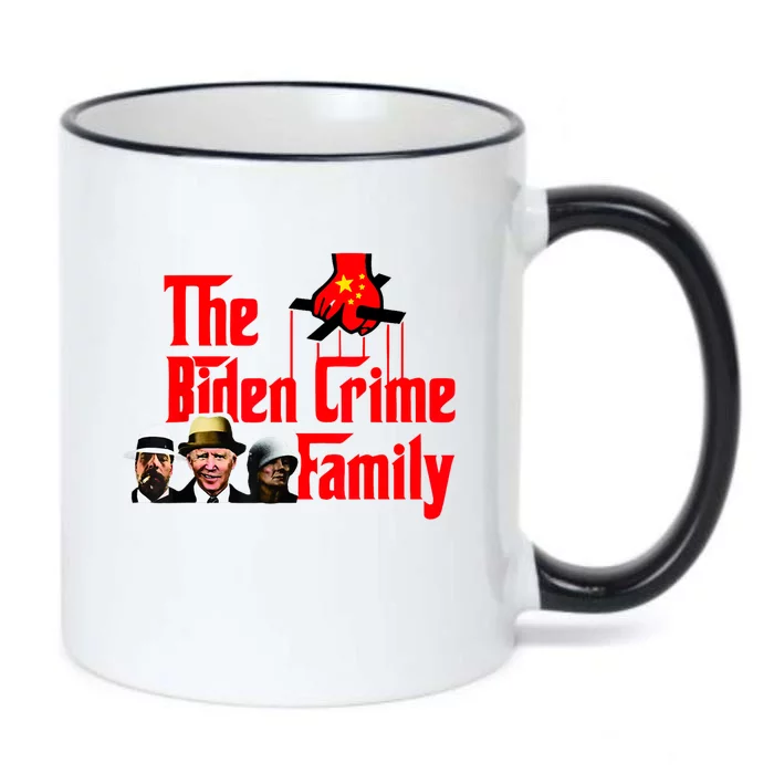 Funny The Biden Crime Family Anti Biden Liberals Democrats Black Color Changing Mug