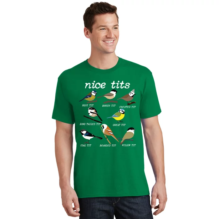 Funny Tit Birds Birdwatcher T-Shirt