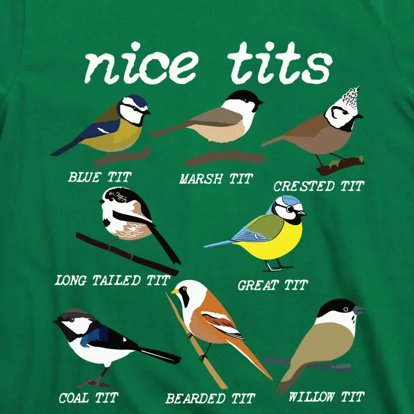 Funny Tit Birds Birdwatcher T-Shirt