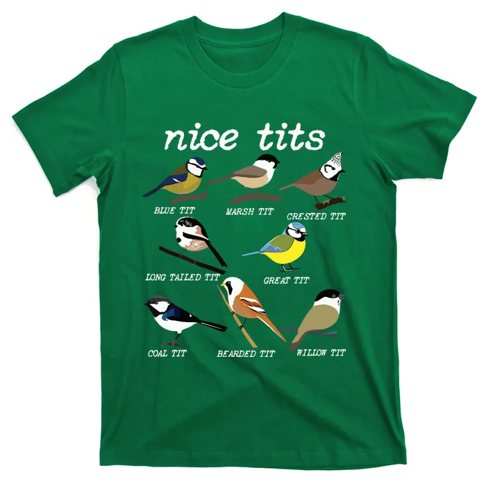 Funny Tit Birds Birdwatcher T-Shirt