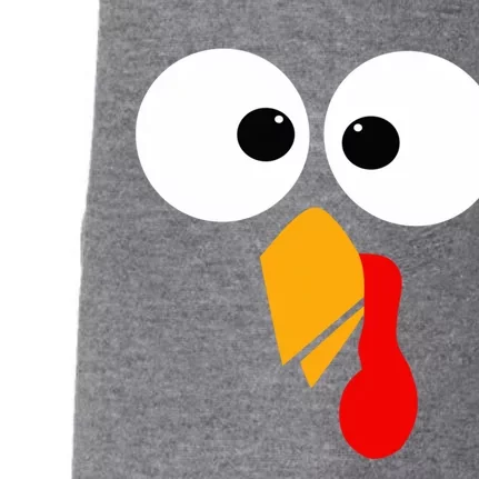 Funny Turkey Bird Chicken Face Thanksgiving Turkey Trot Run Gift Doggie 3-End Fleece Hoodie