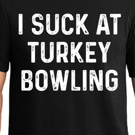 Funny Turkey Bowl Game Thanksgiving Cool Gift Pajama Set