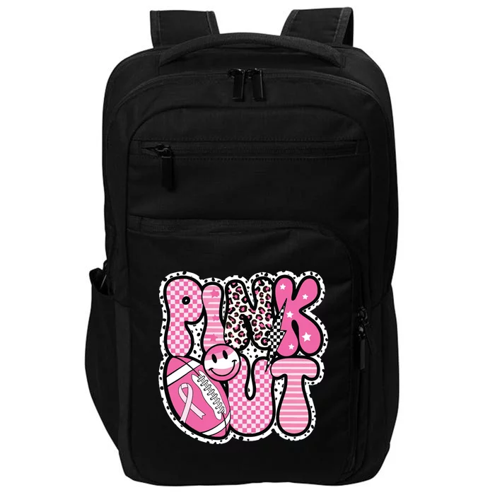 Football Team Breast Cancer Awareness Month Impact Tech Backpack