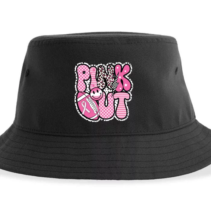 Football Team Breast Cancer Awareness Month Sustainable Bucket Hat