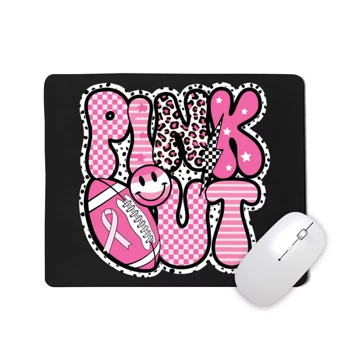 Football Team Breast Cancer Awareness Month Mousepad