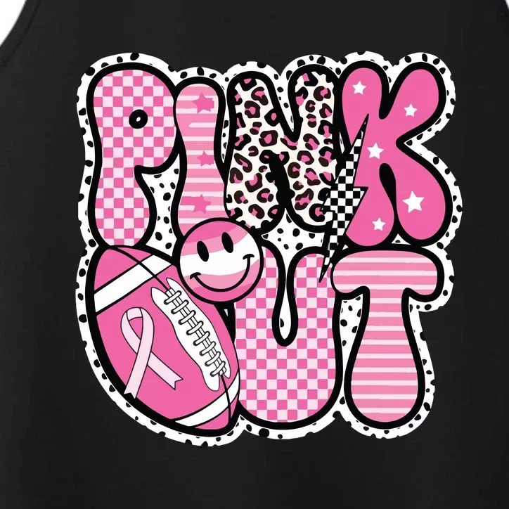 Football Team Breast Cancer Awareness Month Performance Tank