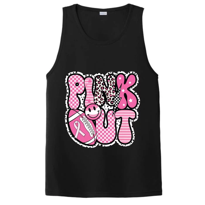 Football Team Breast Cancer Awareness Month Performance Tank