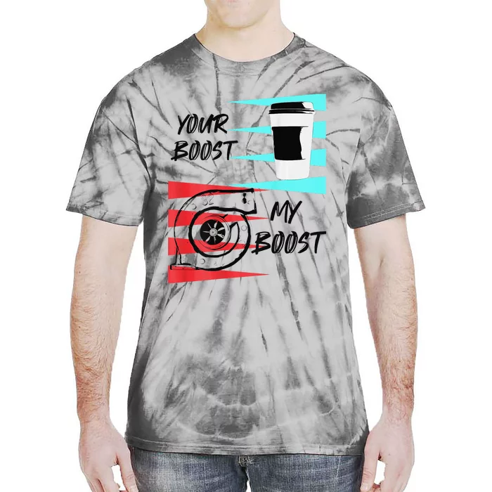 funny Turbo Boost Drift Car Gift Tie-Dye T-Shirt