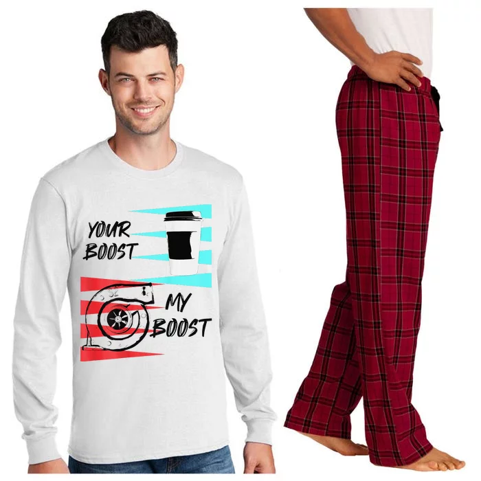 funny Turbo Boost Drift Car Gift Long Sleeve Pajama Set