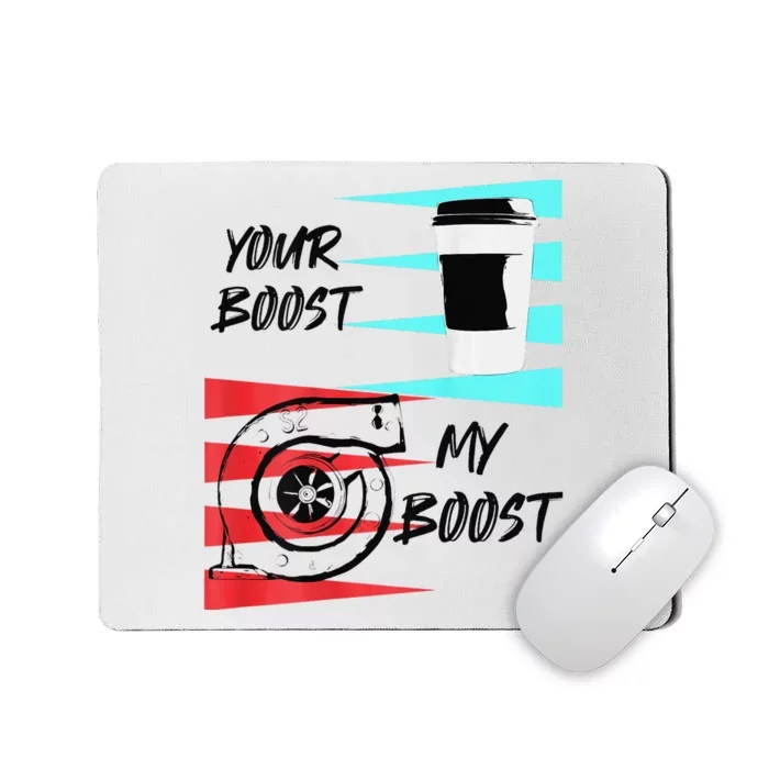 funny Turbo Boost Drift Car Gift Mousepad