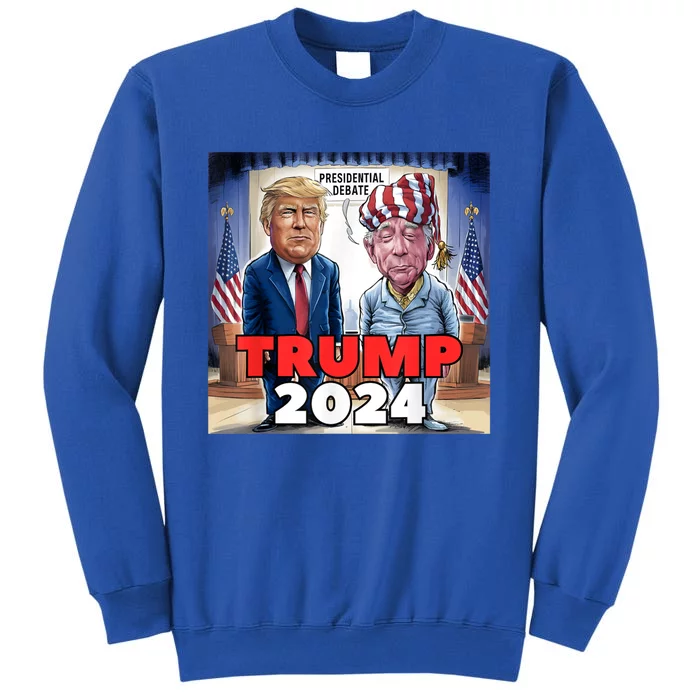 Funny Trump Biden Presidential Election Debate 2024 Tall Sweatshirt