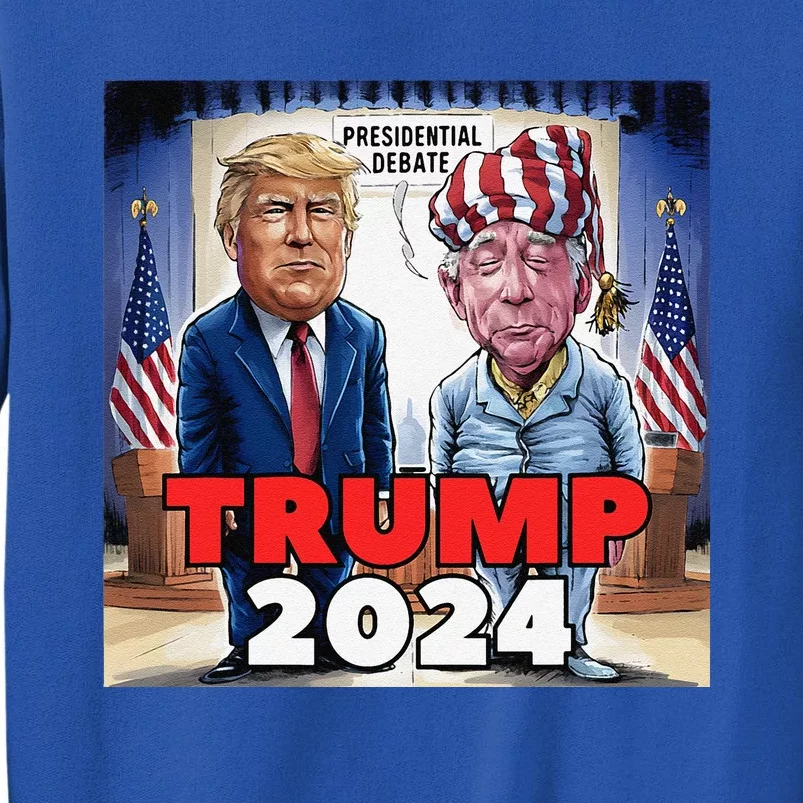 Funny Trump Biden Presidential Election Debate 2024 Tall Sweatshirt