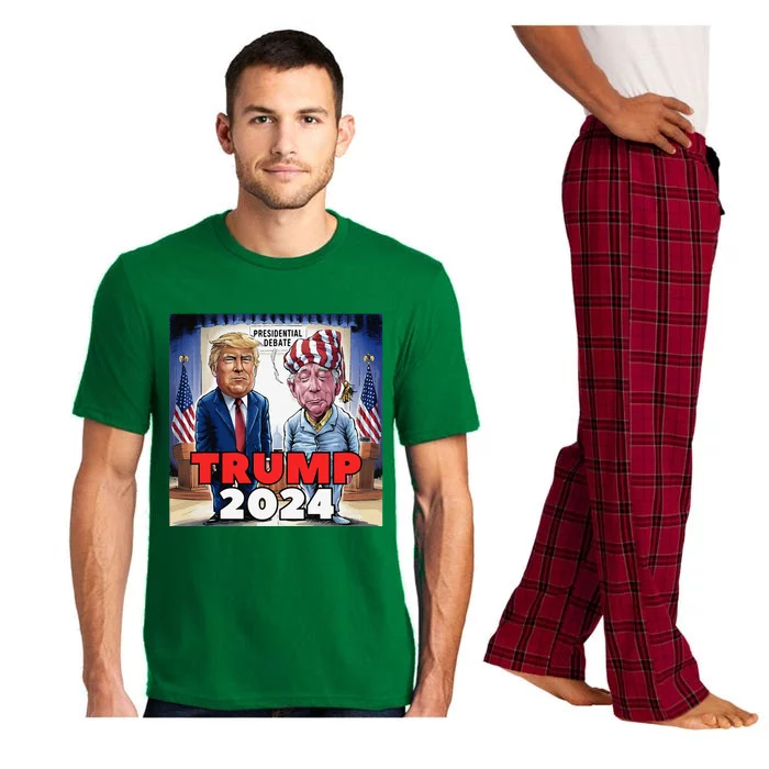 Funny Trump Biden Presidential Election Debate 2024 Pajama Set