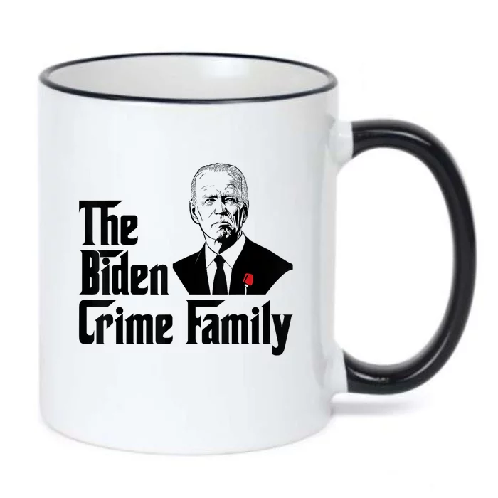 Funny The Biden Crime Family Anti Biden Liberals Democrats Black Color Changing Mug