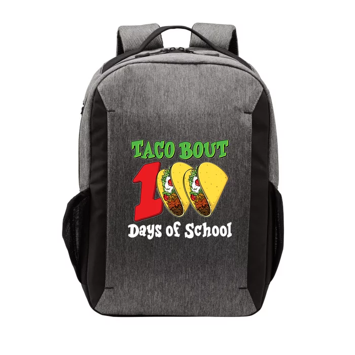 Funny Taco Bout 100 Days Of School Vector Backpack