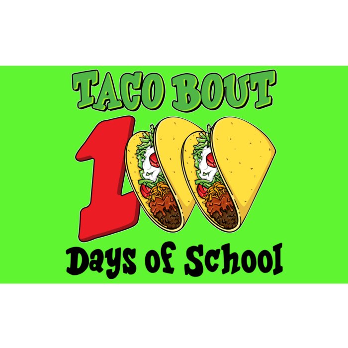 Funny Taco Bout 100 Days Of School Bumper Sticker