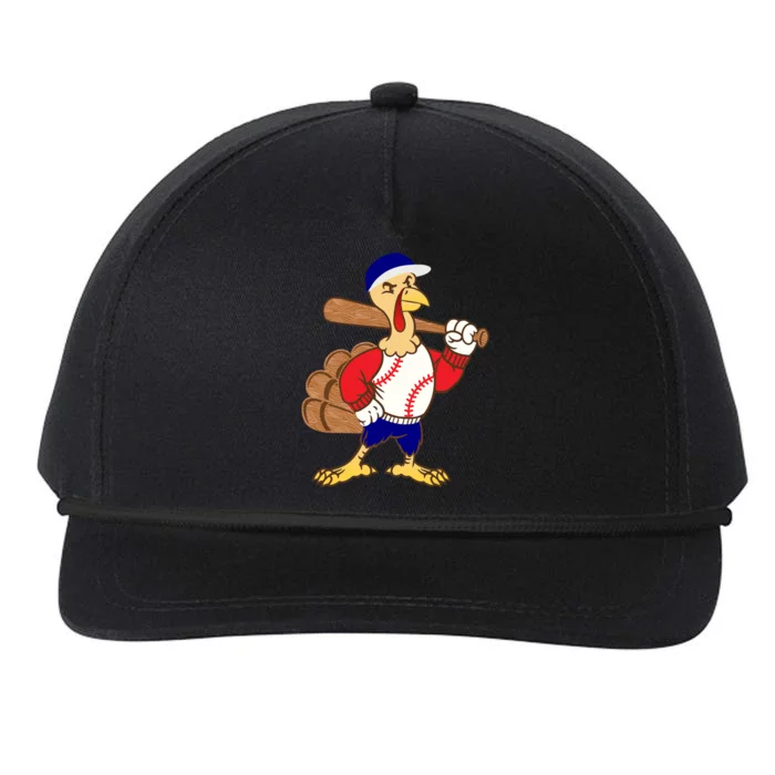 Funny Thanksgiving Baseball Turkey Gift Snapback Five-Panel Rope Hat