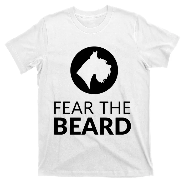 Fear The Beard Funny Schnauzer Lover T-Shirt