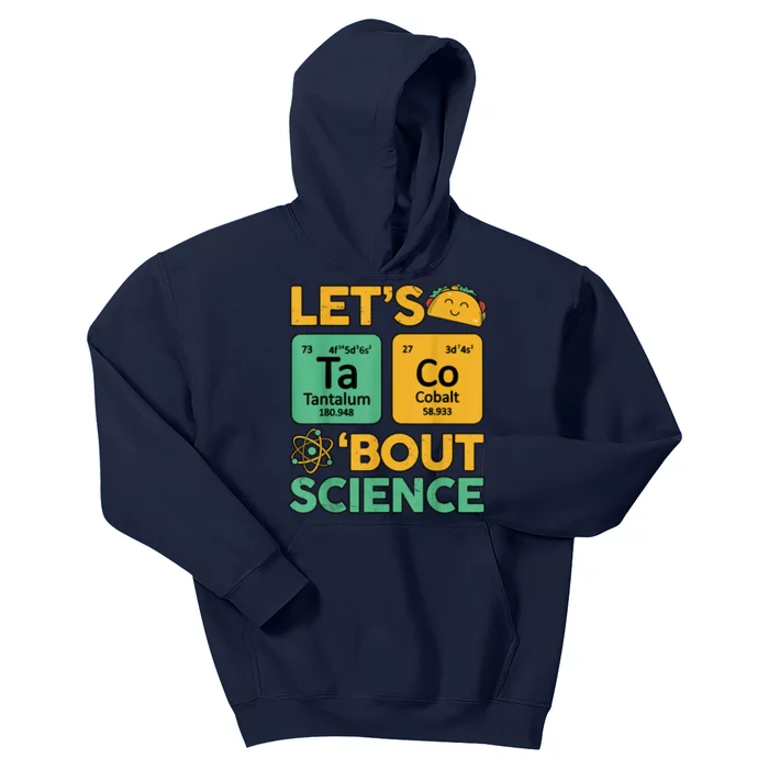 Funny Taco Bout Science Tuesday Chemistry STEM Teacher Kids Hoodie