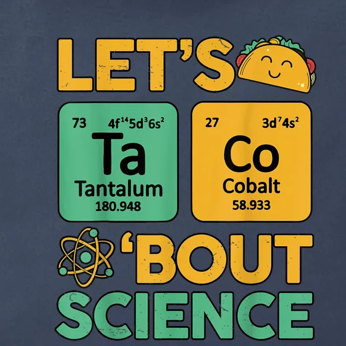 Funny Taco Bout Science Tuesday Chemistry STEM Teacher Zip Tote Bag