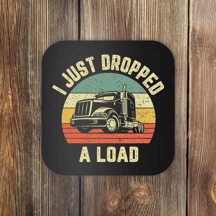 Funny Trucker Big Rig Semi Trailer Truck Driver Gift Coaster