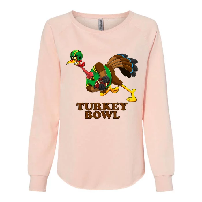 Funny Turkey Bowl American Football Bowl Thanksgiving Womens California Wash Sweatshirt