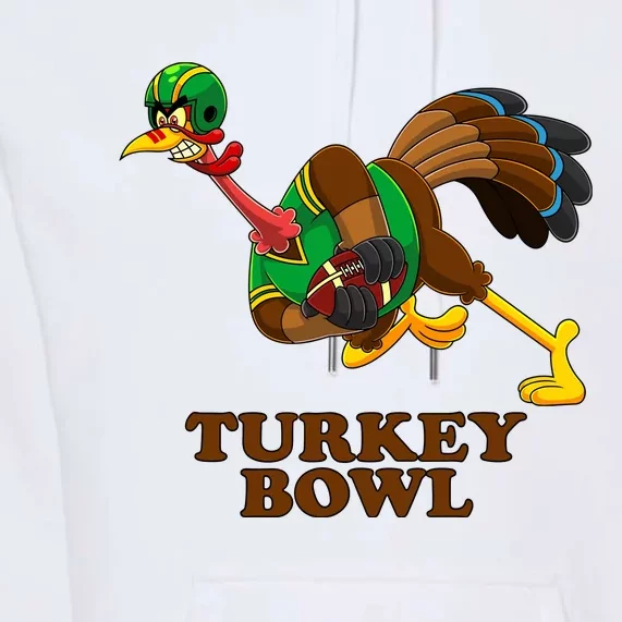 Funny Turkey Bowl American Football Bowl Thanksgiving Premium Hoodie