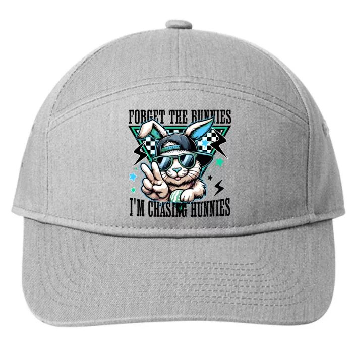 Forget The Bunnies IM Chasing Hunnies Easter 7-Panel Snapback Hat