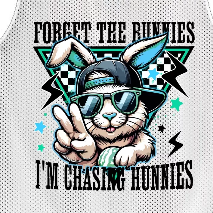 Forget The Bunnies IM Chasing Hunnies Easter Mesh Reversible Basketball Jersey Tank