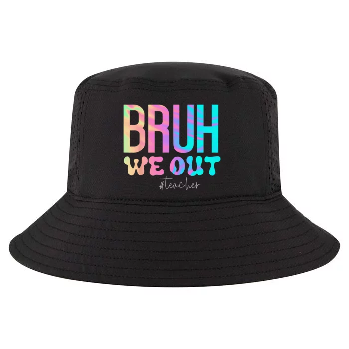 Funny Teacher Bruh We Out Teachers Cute End Of School Year Cool Comfort Performance Bucket Hat