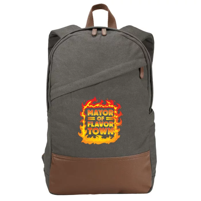 Flavor Town Cooking Guy Fieri BBQ Cotton Canvas Backpack