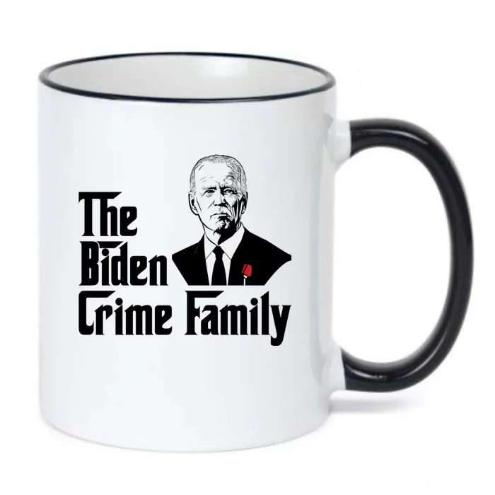 Funny The Biden Crime Family Anti Biden Liberals Democrats Black Color Changing Mug