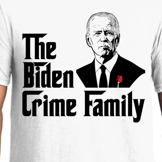 Funny The Biden Crime Family Anti Biden Liberals Democrats Pajama Set