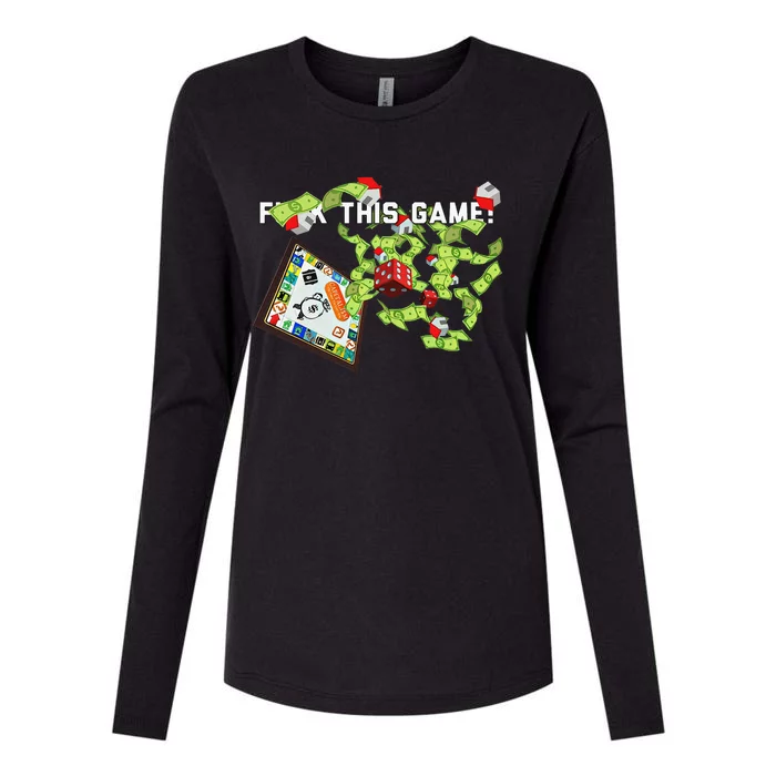 Flip The Board (Clean Version) Womens Cotton Relaxed Long Sleeve T-Shirt