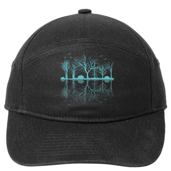 Forest Trees Birds Nature Lovers Wildlife Camping 7-Panel Snapback Hat