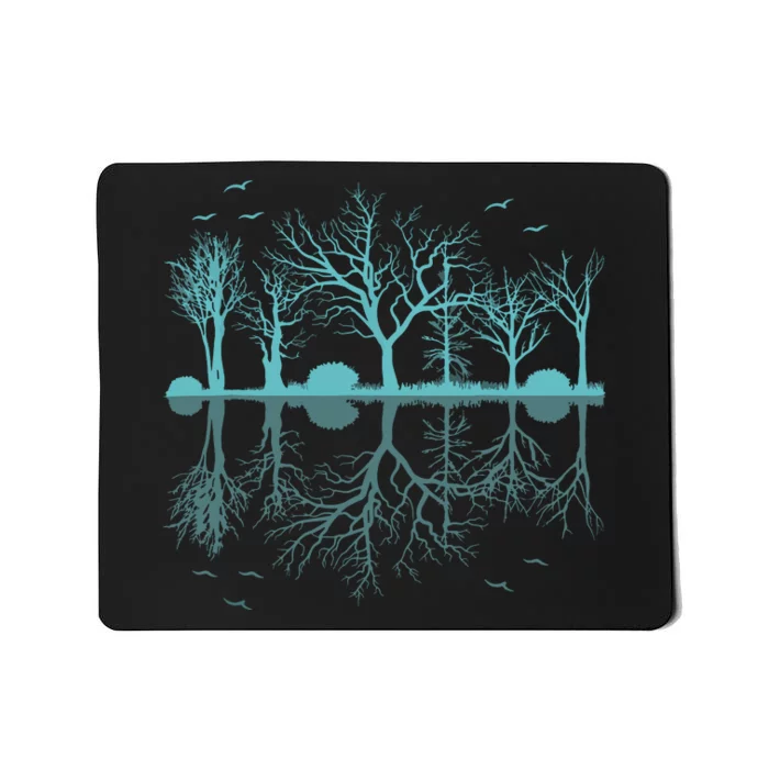 Forest Trees Birds Nature Lovers Wildlife Camping Mousepad