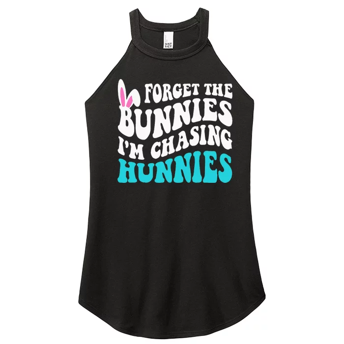 Forget The Bunnies IM Chasing Hunnies Women’s Perfect Tri Rocker Tank