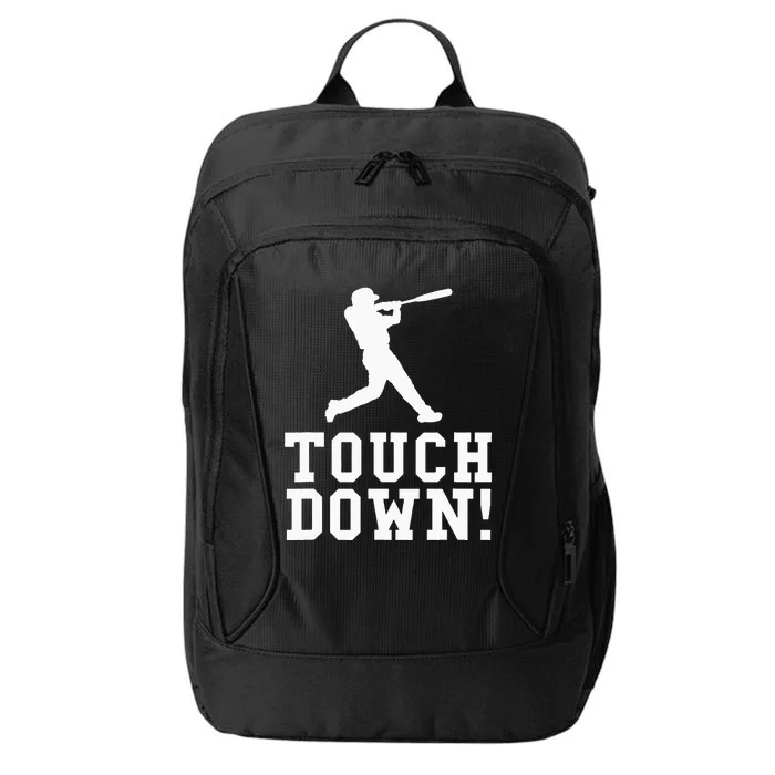 Funny Touchdown Baseball Football Sports Gift City Backpack