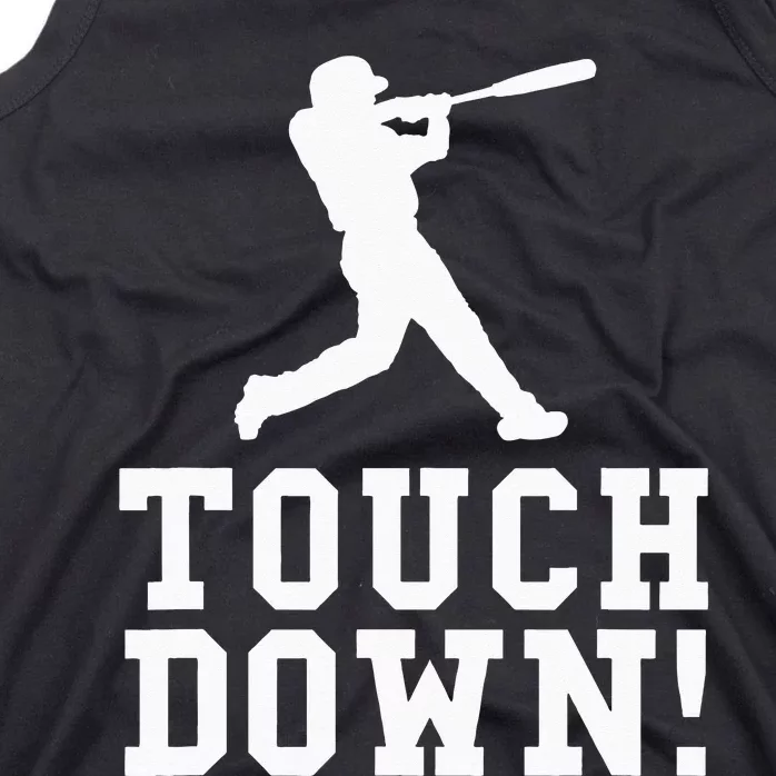 Funny Touchdown Baseball Football Sports Gift Tank Top