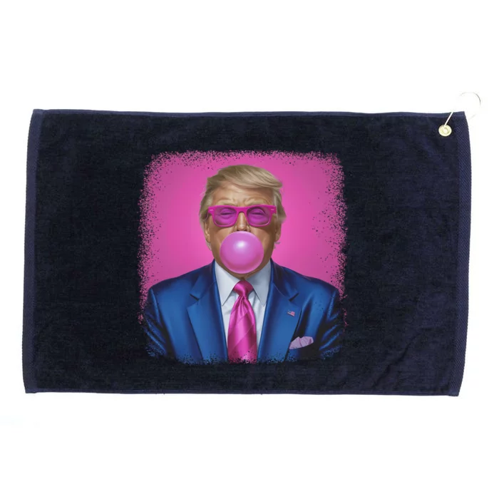 Funny Trump Bubble Gum Sunglasses Felon President 2024 Meaningful Gift Grommeted Golf Towel