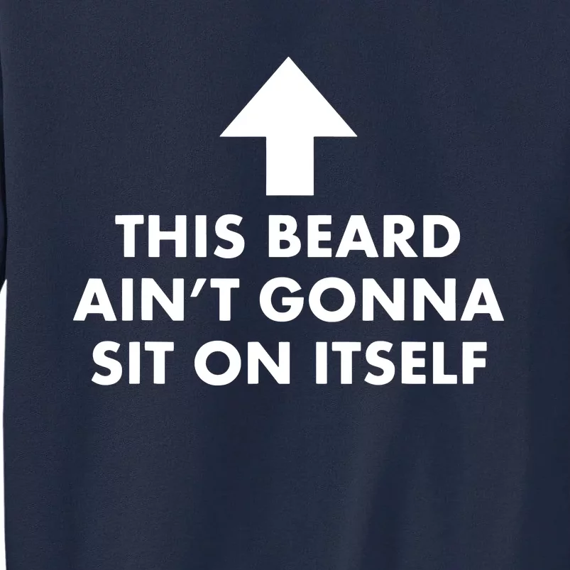 Funny This Beard Aint Gonna Sit On Itself Gift Tall Sweatshirt